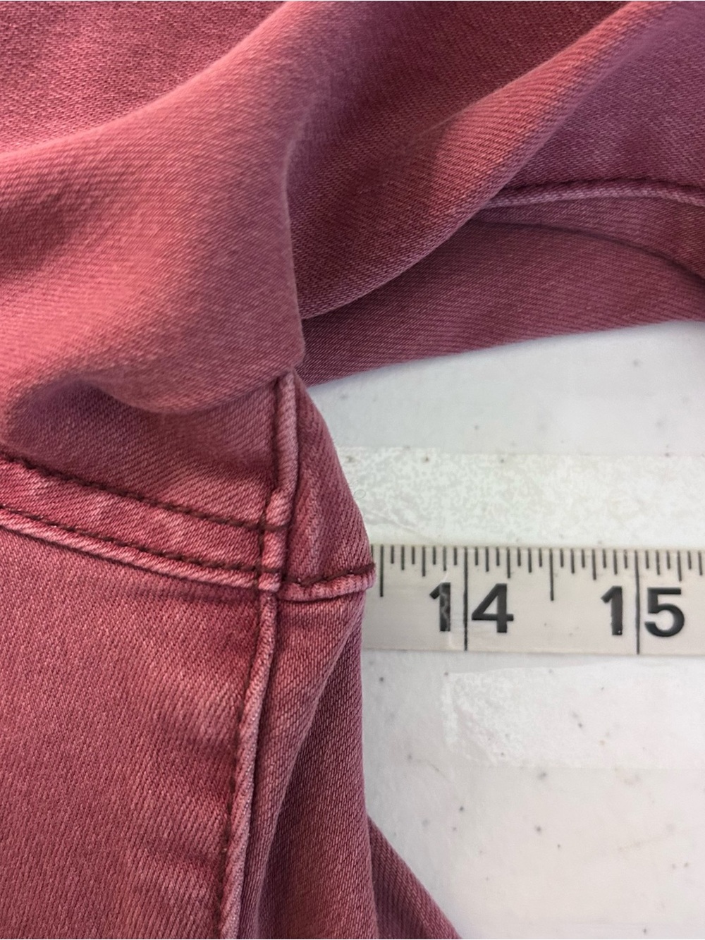 Free People We The Free Curvy Wide Flare Leg Jeans Raw Hem High Rise Size 33 - Picture 9 of 12